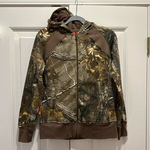 She hunting zip-up jacket extra small excellent condition